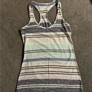 Lululemon stripe tank womens size 4